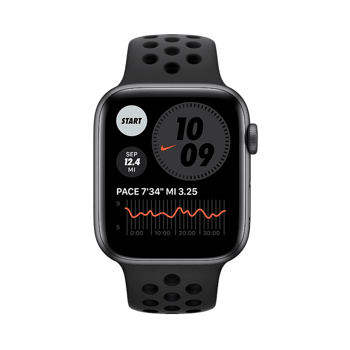 Apple Watch SE Nike 40 мм (алюминий серый космос/антрацит) (MYYF2)